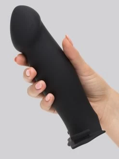 Doc Johnson Silicone Hollow Remote Control Strap-On Set 9 Inch -Online Sex toys shop 76659 a42587 black 004