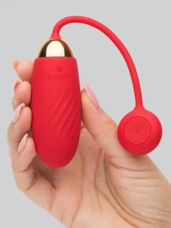 Svakom Ella Neo App Controlled Rechargeable Textured Love Egg Vibrator -Online Sex toys shop 76701 a42623 red 004