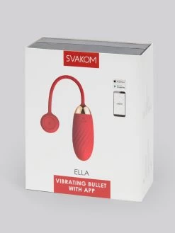 Svakom Ella Neo App Controlled Rechargeable Textured Love Egg Vibrator -Online Sex toys shop 76701 a42623 red 005