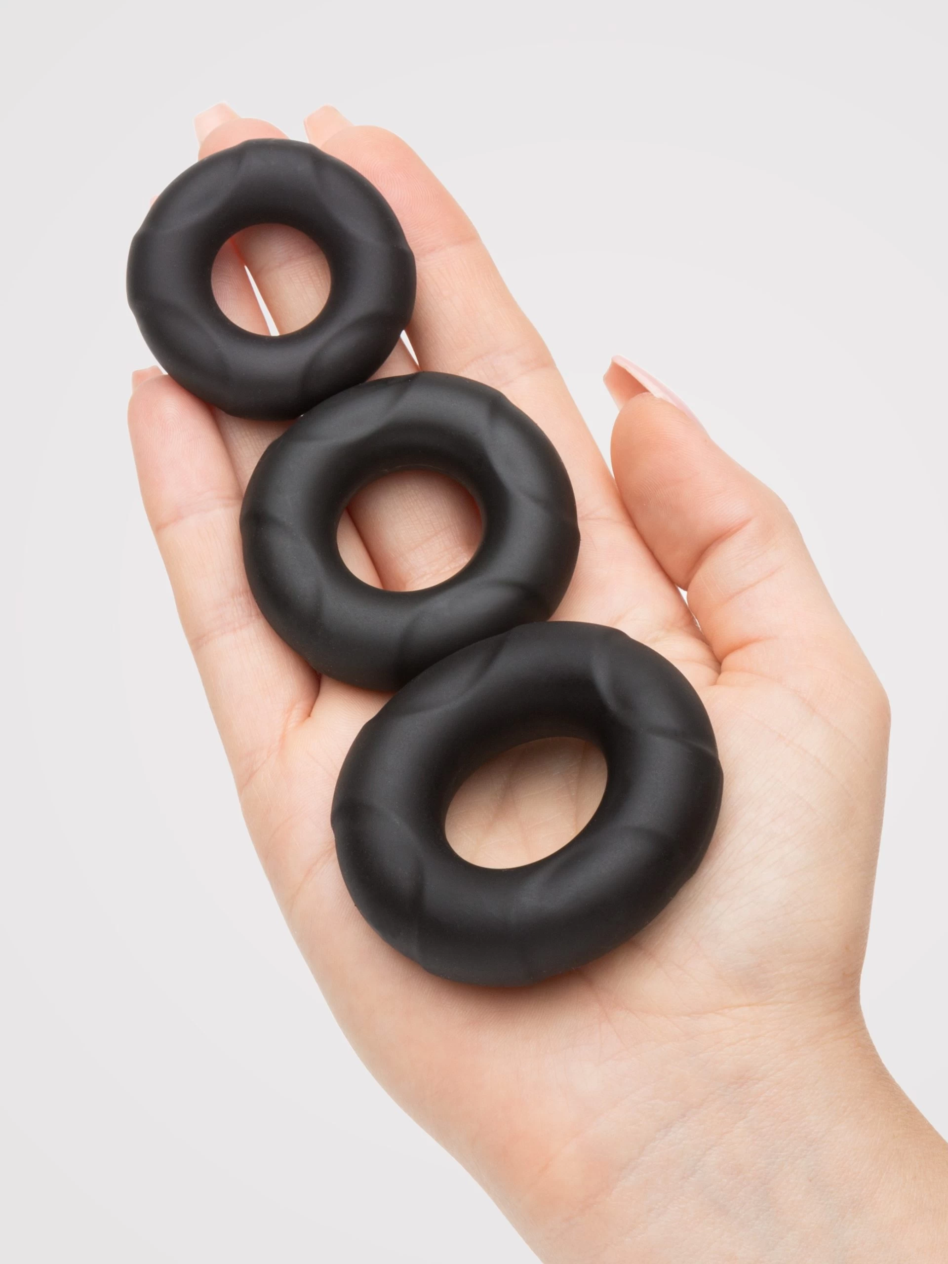 Lovehoney Ultra Thick Silicone Cock Ring Set (3 Count) 5 Lovehoney Ultra Thick Silicone Cock Ring Set (3 Count) - Image 3