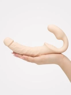Lifelike Lover Luxe Posable Realistic Silicone Strapless Strap-On -Online Sex toys shop 76741 a42662 flesh pink 003