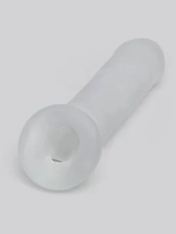 Perfect Fit Fat Boy Thin 6.5 Inch Penis Sleeve With Ball Loop -Online Sex toys shop 79237 a31409 white 002