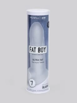 Perfect Fit Fat Boy Ultra Fat 7 Inch Penis Sleeve With Ball Loop -Online Sex toys shop 79238 a43935 clear 005