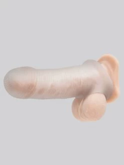 Perfect Fit Fat Boy Micro Ribbed 5.5 Inch Penis Sleeve With Ball Loop -Online Sex toys shop 79242 a43939 clear 003