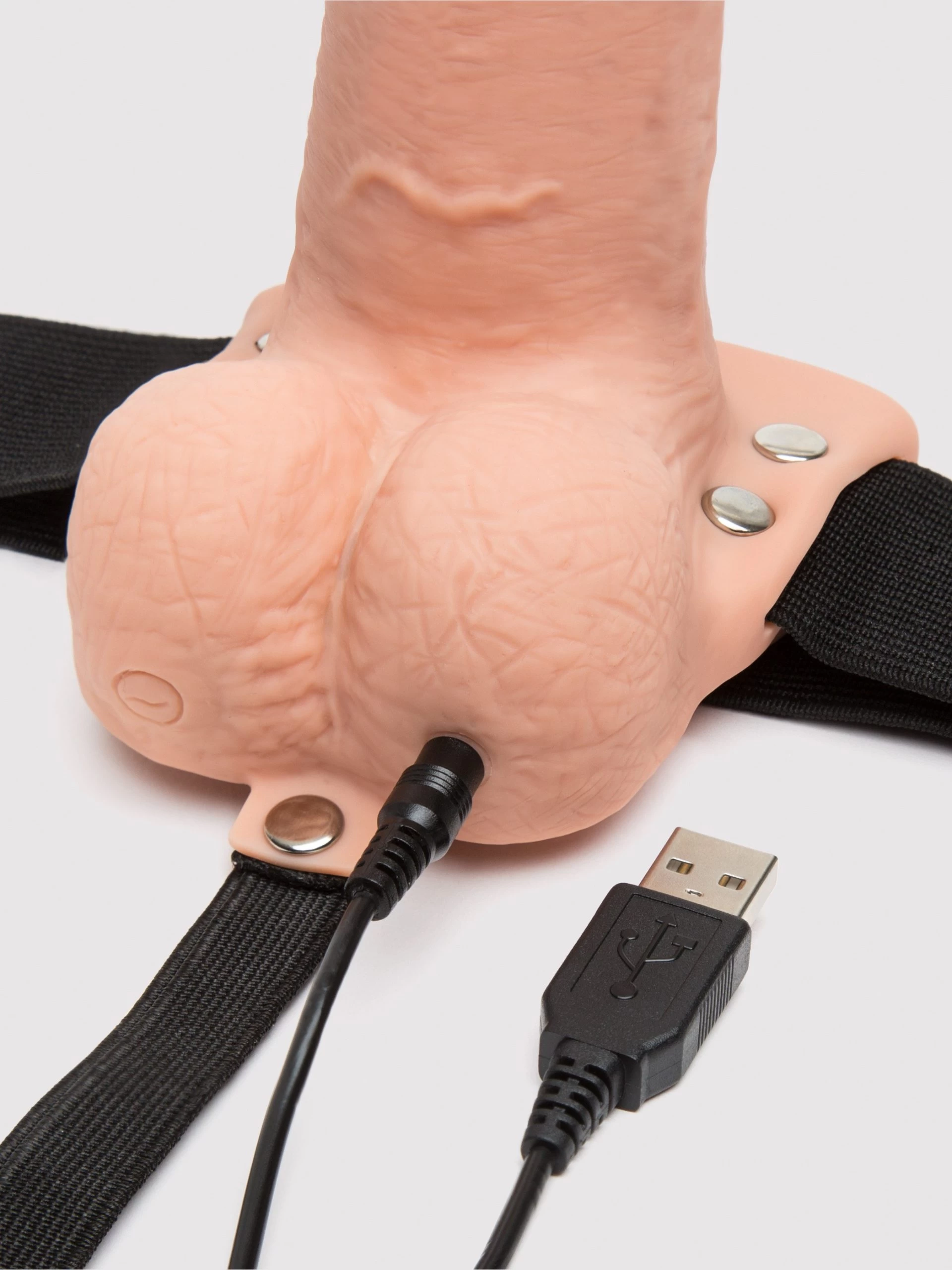 Fetish Fantasy Hollow 10 Function Vibrating Strap-On 7 Inch 6 Fetish Fantasy Hollow 10 Function Vibrating Strap-On 7 Inch - Image 4