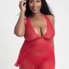 Lovehoney Plus Size Bombshell Red Lace Babydoll Set -Online Sex toys shop 79940 a44344 red x size 000