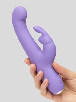Lovehoney Luxury 15 Function Rechargeable Silicone Rabbit Vibrator -Online Sex toys shop 80099 a44461 purple 003