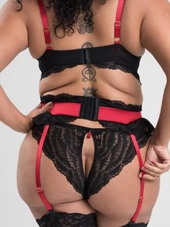 Lovehoney Plus Size Empress Red Satin And Lace Bra Set -Online Sex toys shop 80118 a44477 red x size 004