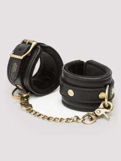 Fifty Shades Of Grey Bound To You Faux Leather Wrist Cuffs -Online Sex toys shop 80134 a44489 black 002