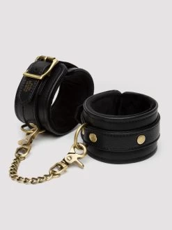 Fifty Shades Of Grey Bound To You Faux Leather Ankle Cuffs -Online Sex toys shop 80135 a44490 black 002