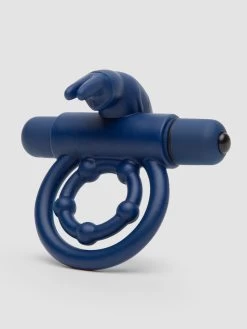Lovehoney Bionic Bullet 5 Function Vibrating Rabbit Cock Ring -Online Sex toys shop 80282 a22186 blue 001