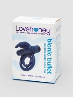Lovehoney Bionic Bullet 5 Function Vibrating Rabbit Cock Ring -Online Sex toys shop 80282 a22186 blue 004