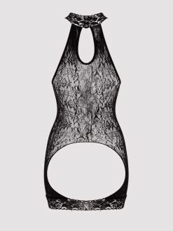 Fifty Shades Of Grey Captivate Plus Size Black Lace Spanking Mini Dress