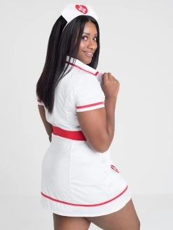 Lovehoney Fantasy Plus Size Flirty Nurse Costume 7 Lovehoney Fantasy Plus Size Flirty Nurse Costume -Online Sex toys shop 80386 a44649 white x size 002
