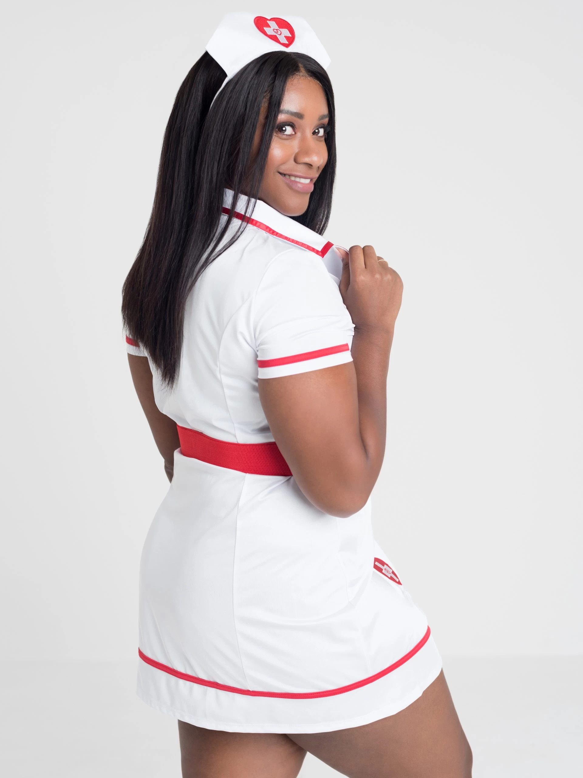 Lovehoney Fantasy Plus Size Flirty Nurse Costume 5 Lovehoney Fantasy Plus Size Flirty Nurse Costume - Image 3