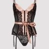 Lovehoney Pearl Faux Leather And Lace Basque Set -Online Sex toys shop 80478 a44709 black regular 000