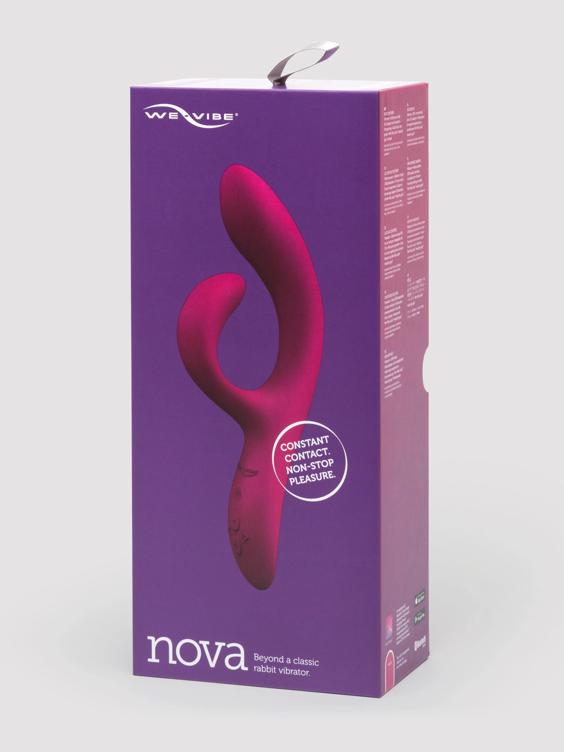 We-Vibe Nova 2 App Controlled Rechargeable Rabbit Vibrator 8 We-Vibe Nova 2 App Controlled Rechargeable Rabbit Vibrator - Image 6
