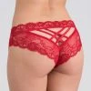 Lovehoney Red Lace Crotchless Criss-Cross Back Panties