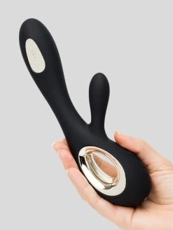 Lelo Soraya Wave Rechargeable Rabbit Vibrator 12 Lelo Soraya Wave Rechargeable Rabbit Vibrator -Online Sex toys shop 80752 a44846 black 004