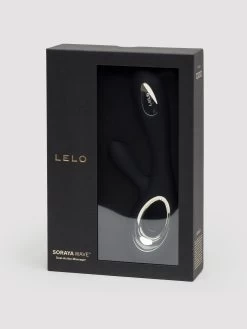Lelo Soraya Wave Rechargeable Rabbit Vibrator 13 Lelo Soraya Wave Rechargeable Rabbit Vibrator -Online Sex toys shop 80752 a44846 black 005