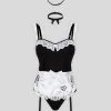 Lovehoney Fantasy Maid For You French Maid Costume -Online Sex toys shop 80878 a44929 black regular 000