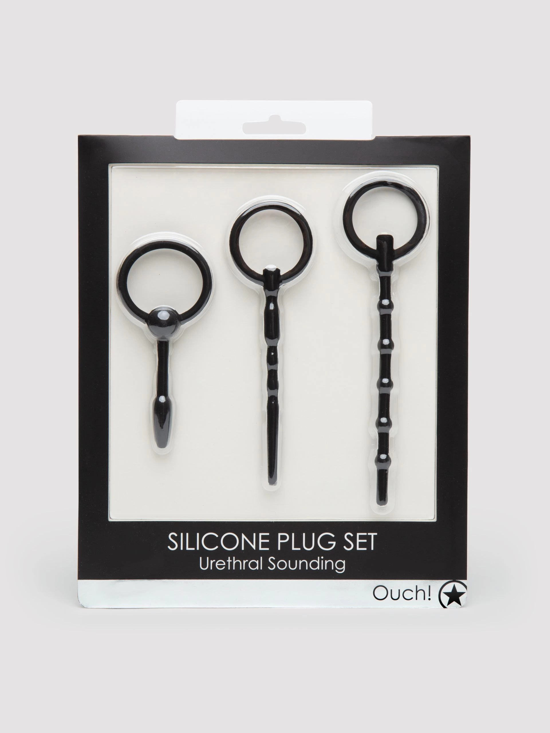 Ouch! Beginner's Silicone Hollow Urethral Plug Set (3 Piece) 8 Ouch! Beginner's Silicone Hollow Urethral Plug Set (3 Piece) - Image 6