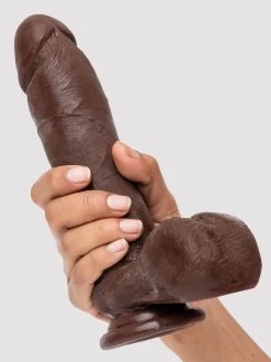 Doc Johnson The D Dual-Density Brown Girthy Realistic Dildo 7.5 Inch -Online Sex toys shop 81194 a44421 flesh brown 004