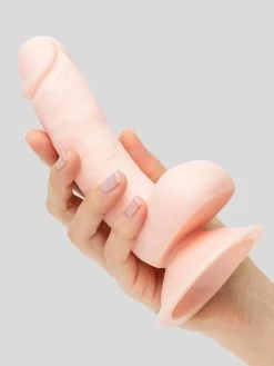 Lifelike Lover Classic Dual-Density Dildo With Moving Foreskin 6 Inch -Online Sex toys shop 81592 a45266 flesh pink 003