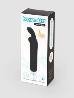 Happy Rabbit Rechargeable Rabbit Ears Bullet Vibrator -Online Sex toys shop 81719 a45322 black 004