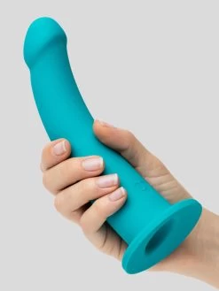 Lovehoney Curved Silicone Suction Cup Dildo 8 Inch -Online Sex toys shop 81725 a45328 green 003