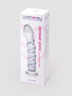 Lovehoney Sensual Glass Spiral Glass Dildo 7 Inch -Online Sex toys shop 81759 a45356 purple 004