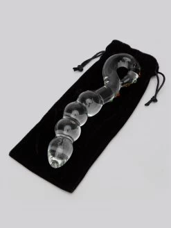 Lovehoney Sensual Glass Curved Beaded Dildo 12 Lovehoney Sensual Glass Curved Beaded Dildo -Online Sex toys shop 81765 a45362 clear 004