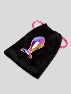 Lovehoney Sensual Glass Small Iridescent Butt Plug 3 Inch 10 Lovehoney Sensual Glass Small Iridescent Butt Plug 3 Inch -Online Sex toys shop 81766 a45363 rainbow 003