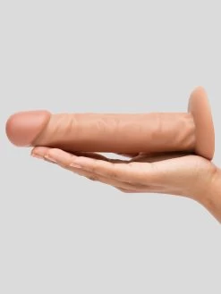 Lifelike Lover Basic Realistic Suction Cup Dildo 8 Inch -Online Sex toys shop 81816 a38283 flesh tan 005