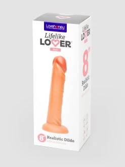 Lifelike Lover Basic Realistic Suction Cup Dildo 8 Inch -Online Sex toys shop 81816 a38283 flesh tan 006