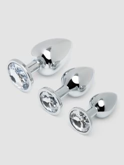Lovehoney Jeweled Metal Butt Plug Set (3 Piece)