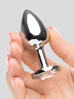 Lovehoney Jeweled Metal Butt Plug Set (3 Piece) -Online Sex toys shop 81823 a45394 silver 003