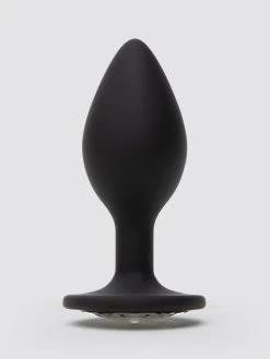 Lovehoney Jewelled Silicone Medium Butt Plug 3.5 Inch -Online Sex toys shop 81826 a45397 black 001