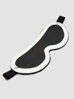 Bondage Boutique Glow-in-the-Dark Blindfold 8 Bondage Boutique Glow-in-the-Dark Blindfold -Online Sex toys shop 81902 a45444 black 002