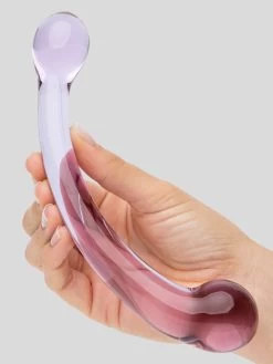Lovehoney Sensual Glass Double-Ended G-Spot Dildo 10 Lovehoney Sensual Glass Double-Ended G-Spot Dildo -Online Sex toys shop 82144 a45603 purple 003