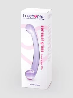 Lovehoney Sensual Glass Double-Ended G-Spot Dildo 11 Lovehoney Sensual Glass Double-Ended G-Spot Dildo -Online Sex toys shop 82144 a45603 purple 004
