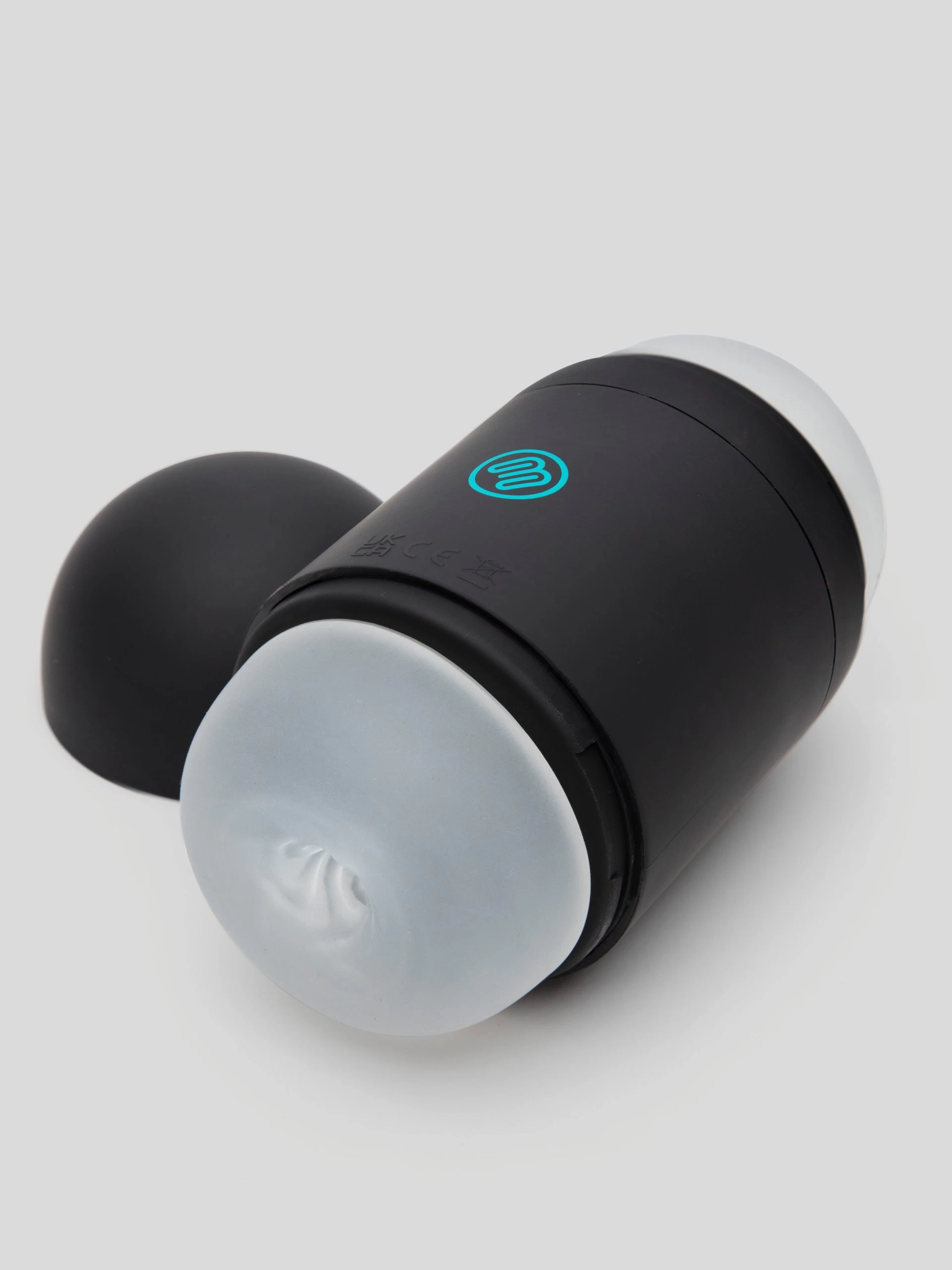 Blowmotion Real-Feel Dual Entrance Textured Vibrating Masturbator 3 Blowmotion Real-Feel Dual Entrance Textured Vibrating Masturbator