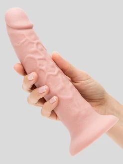 Lovehoney Realistic Silicone Suction Cup Dildo 8 Inch -Online Sex toys shop 82304 a45709 flesh pink 004