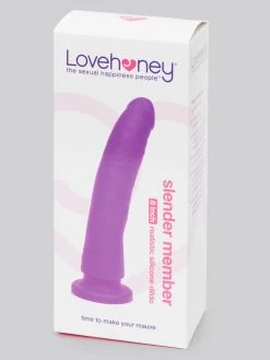 Lovehoney Realistic Slimline Silicone Suction Cup Dildo 8 Inch 15 Lovehoney Realistic Slimline Silicone Suction Cup Dildo 8 Inch -Online Sex toys shop 82306 a45711 purple 006