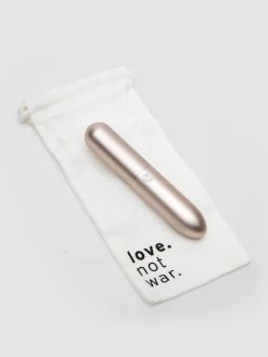 Lovehoney X Love Not War Maya Sustainable Rechargeable Bullet Vibrator -Online Sex toys shop 82539 a45868 gold 001