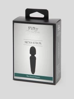 Fifty Shades Of Grey Sensation Rechargeable Mini Wand Vibrator -Online Sex toys shop 82936 a46082 black 004