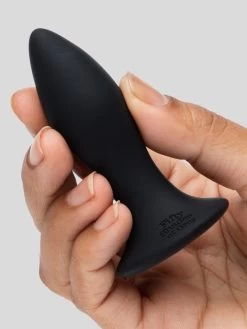 Fifty Shades Of Grey Sensation Rechargeable Vibrating Butt Plug -Online Sex toys shop 82939 a46085 black 003