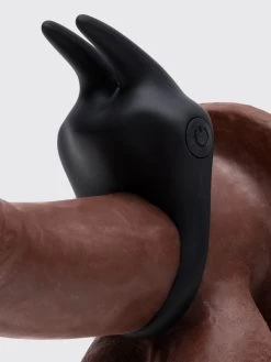 Fifty Shades Of Grey Sensation Rechargeable Vibrating Rabbit Love Ring -Online Sex toys shop 82943 a46089 black 002