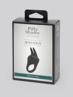 Fifty Shades Of Grey Sensation Rechargeable Vibrating Rabbit Love Ring -Online Sex toys shop 82943 a46089 black 005