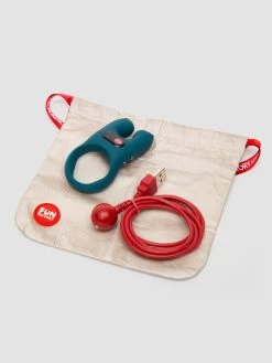 Fun Factory NOS Couple's Silicone Cock Ring -Online Sex toys shop 83013 a46150 blue 004